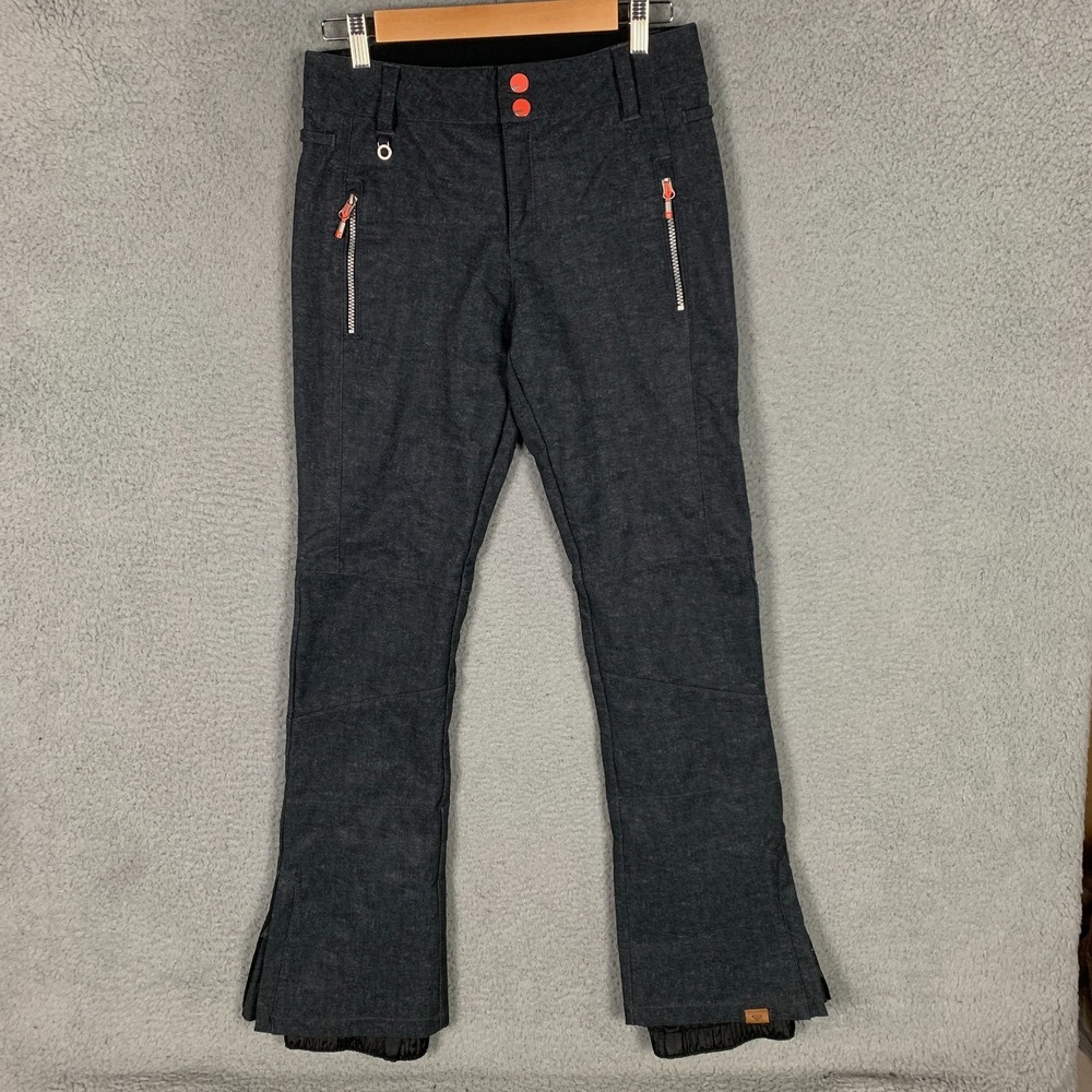 Roxy Torah Bright Snowboard Pants Womens Small Gray‎ Fleece Lined Dryflight 15k